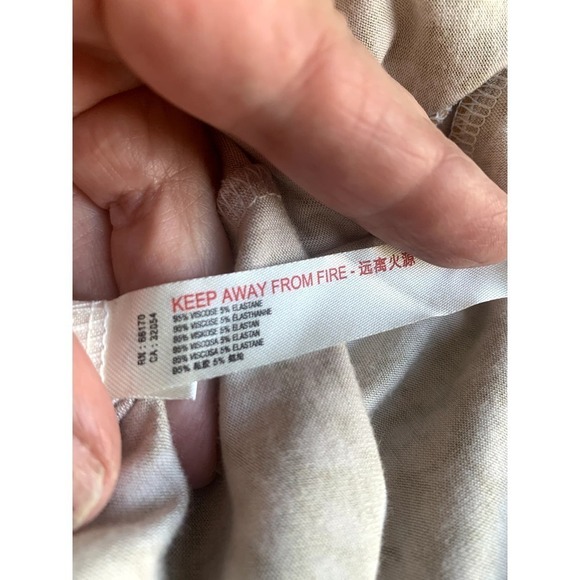 NWT Intimately Free People gold/cream long sleeve bodysuit, medium, bohemian - Picture 7 of 7